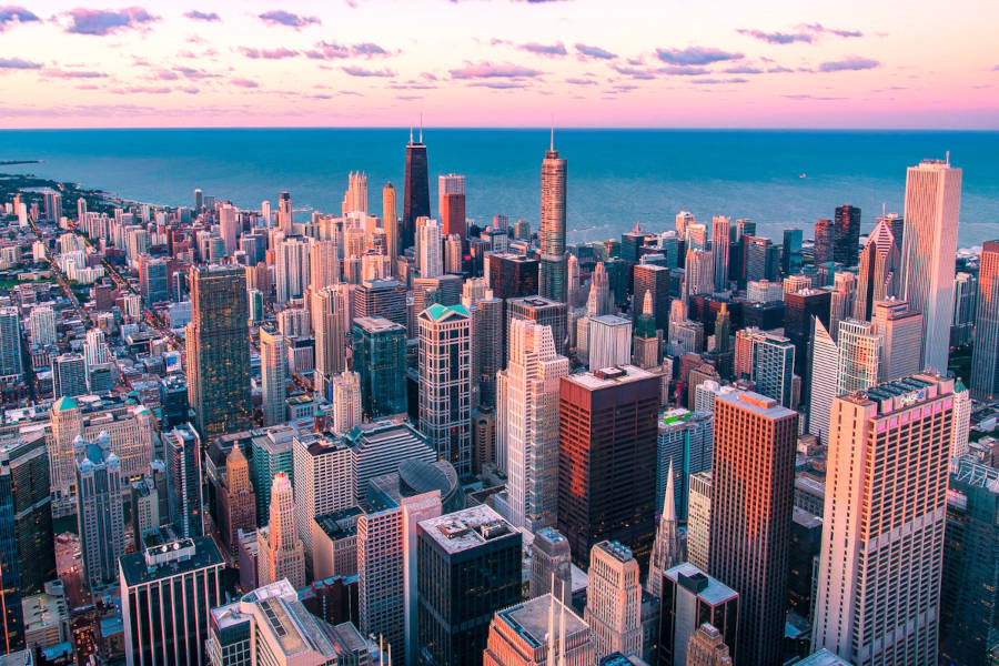 Photo of Chicago's downtown skyline